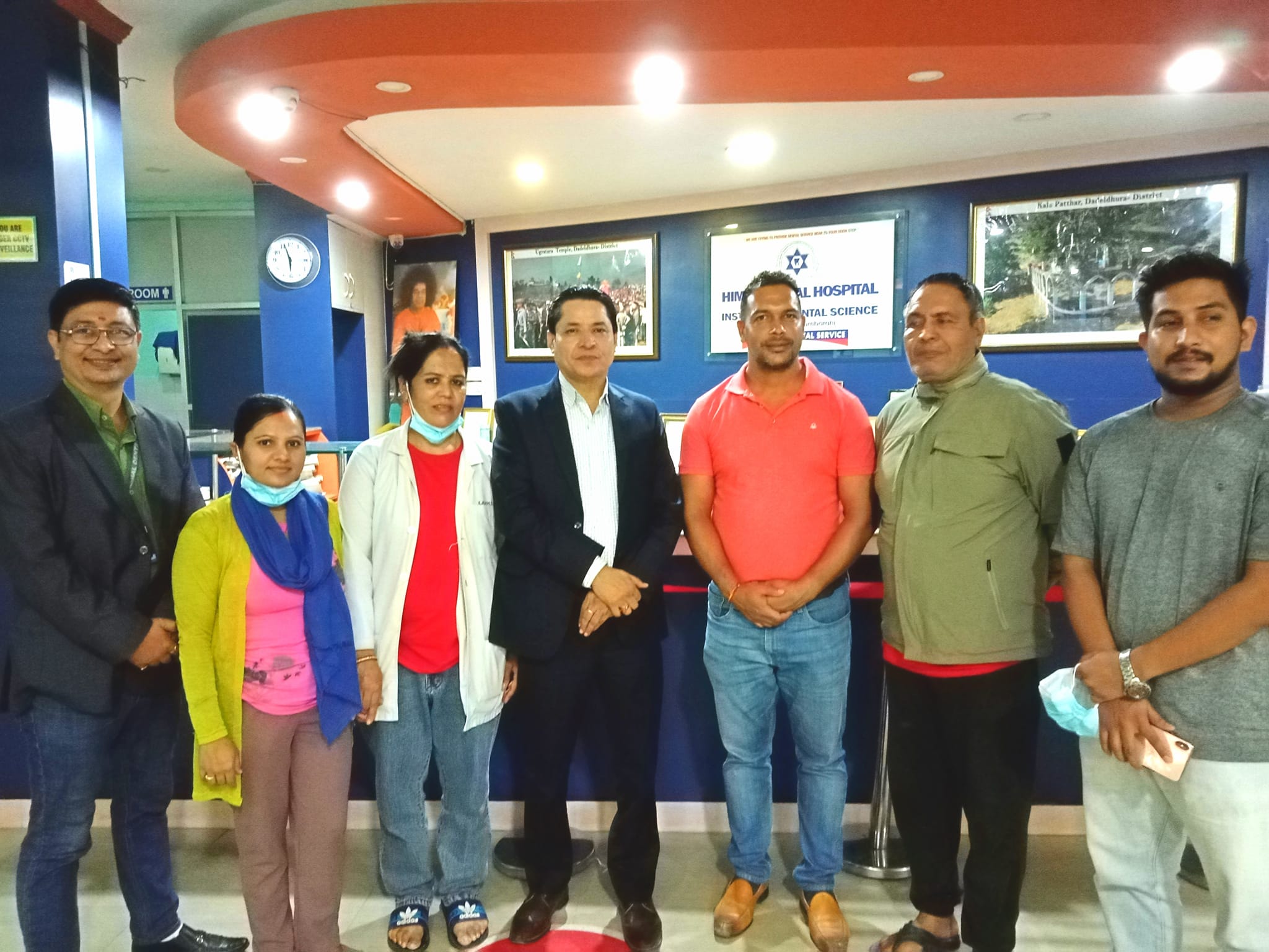 Rishi Dhamala at Himal Dental Hospital